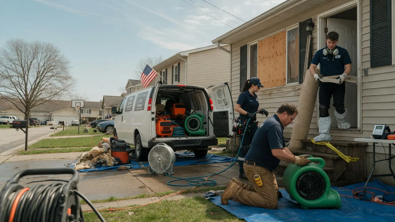 Water Damage Restoration in Jackson, MI near me